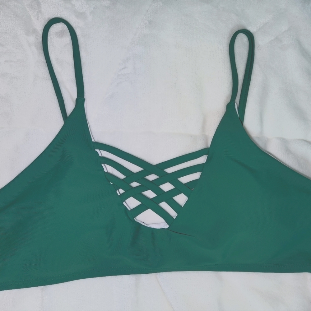 Emerald Green Swim Top
